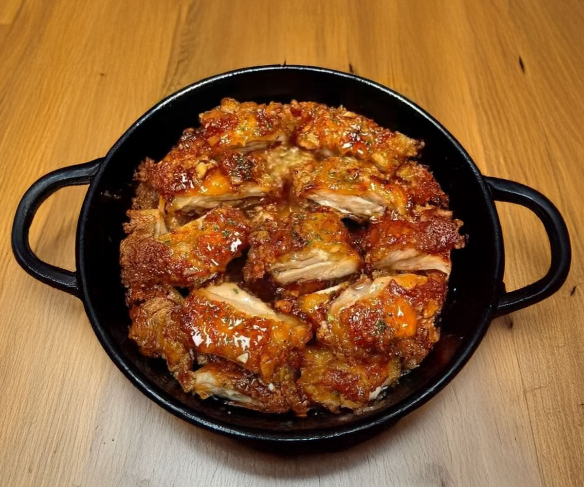 Morceaux de Poulet Croustillants au Miel et a lAildscvs