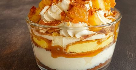 Tiramisu Caramel Beurre Sale et Pommes Poelees