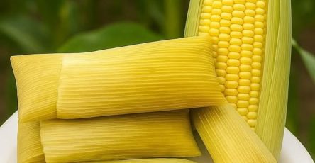 Tamales de elote de dulce