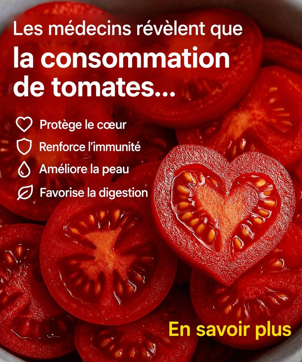 Des medecins revelent que la consommation de tomates crues peut avoir les consequences suivantes